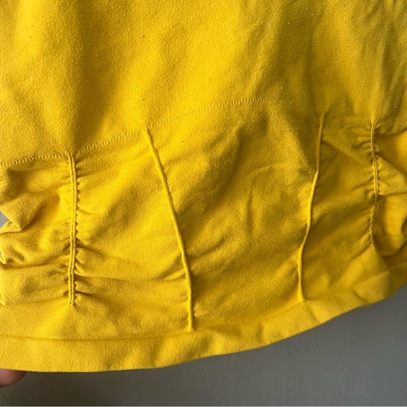 Free People Movement Yellow Good Karma Ruched Crop Tank Size XS/S - Picture 2 of 7